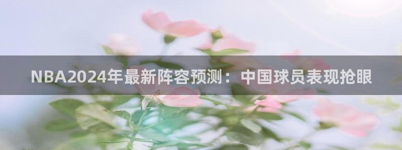 NBA2024年最新阵容预测：中国球员表现抢眼